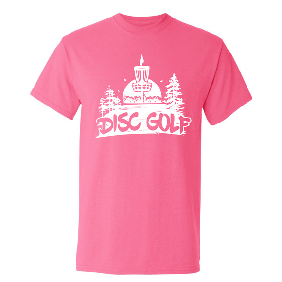 Disc Golf T Shirt DISCGOLF SUNSET Discgolfer Discgolfing Shirt - Picture 13 of 16